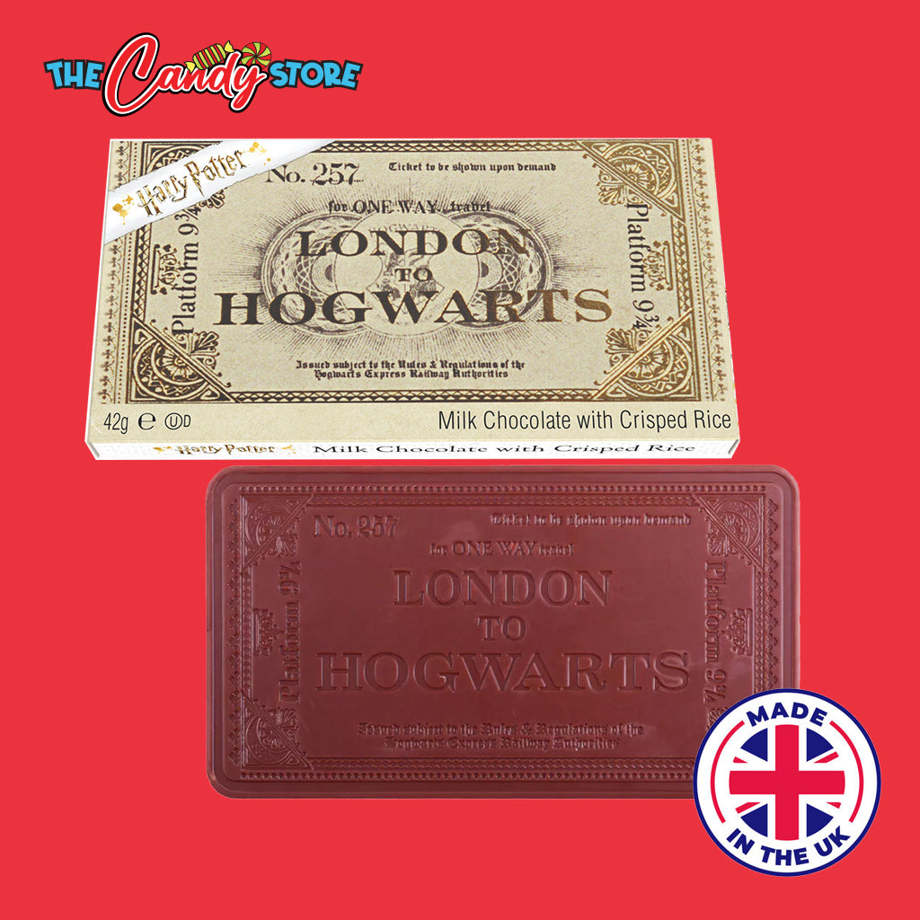 Harry Potter Platform 9¾ Train Ticket Milk Chocolate