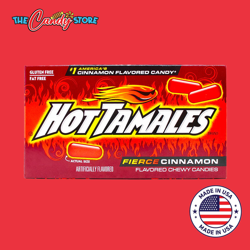 Hot Tamales Fierce Cinnamon Flavored Chewy Candy
