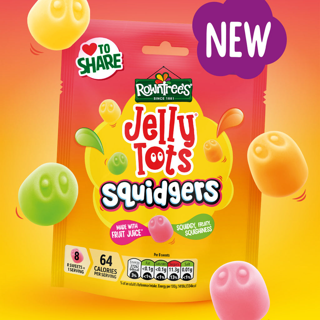 Rowntree's Jelly Tots Squidgers Fruity Candy