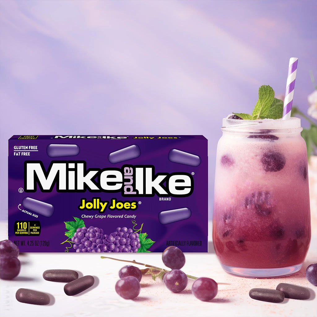 Mike and Ike Grape Jolly Joes Chewy Candy