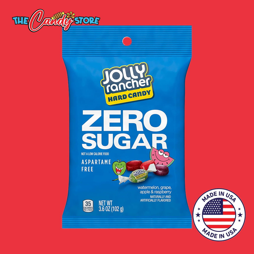 Jolly Rancher Zero Sugar Assorted Fruit Flavored Hard Candy Bag