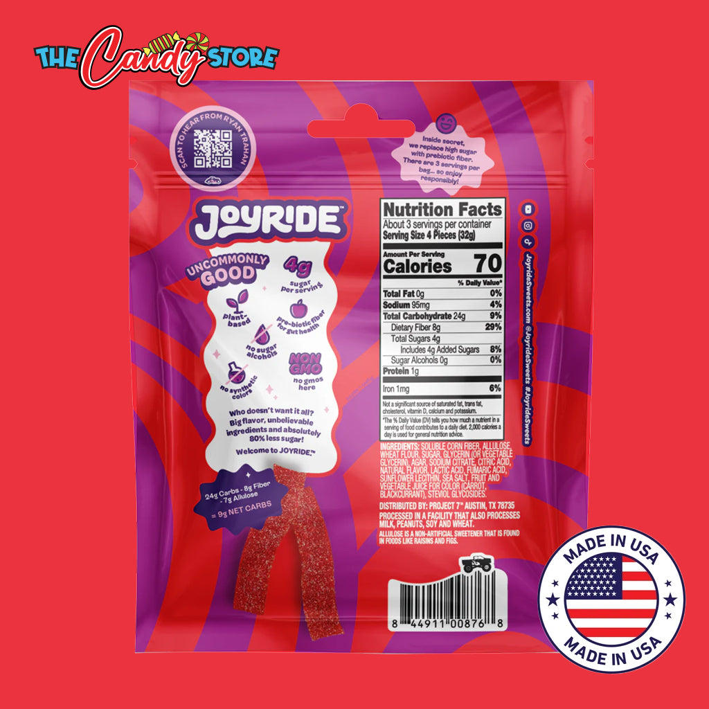 Joyride Strawberry Sour Strips