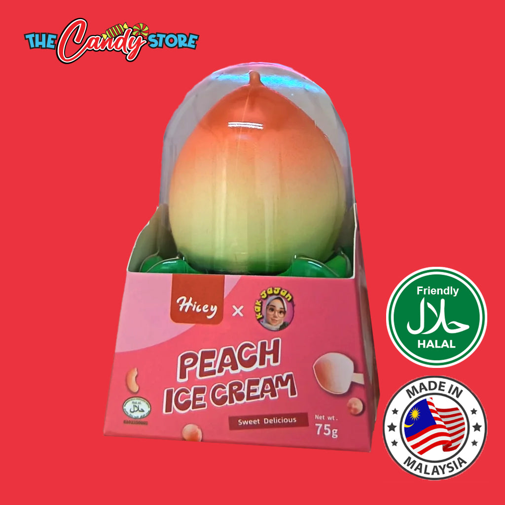 3D Peach Ice Cream