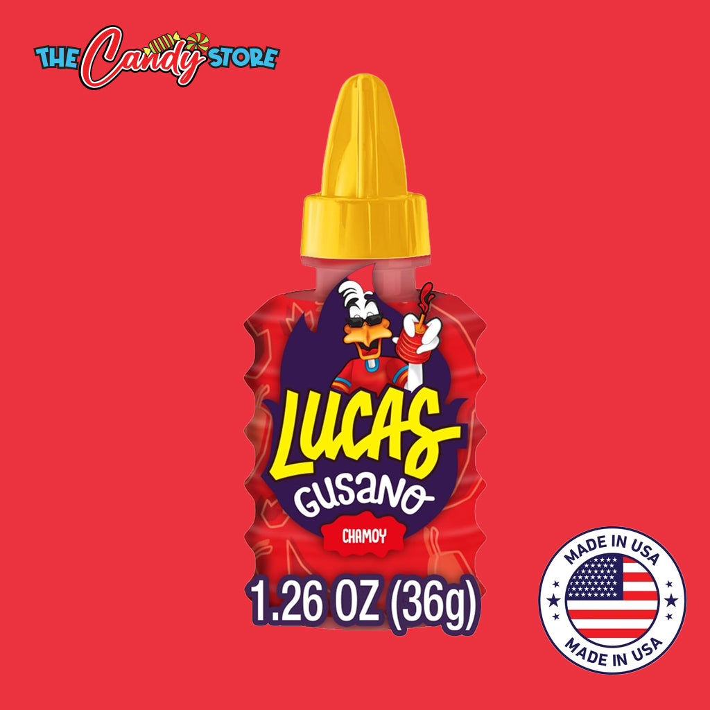 Lucas Gusano Chamoy Flavored Hot Liquid Candy