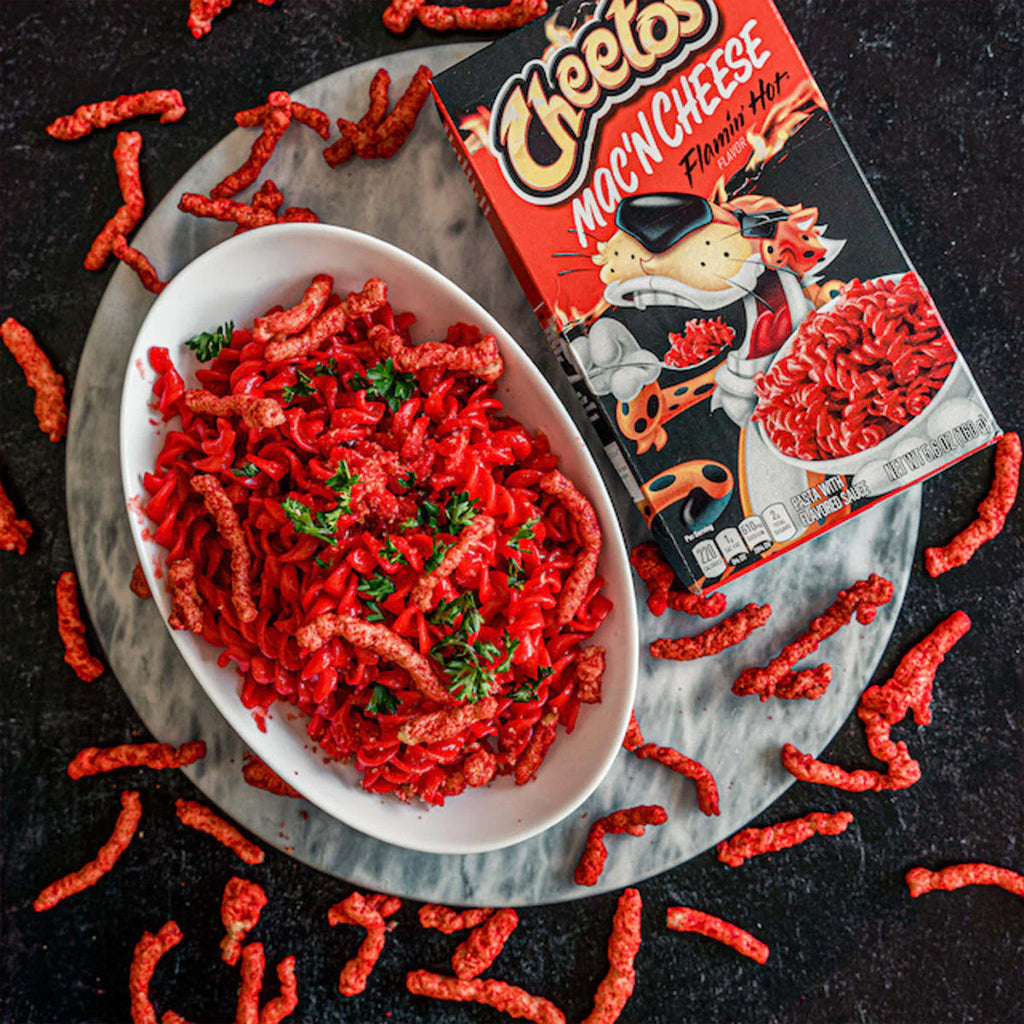 Cheetos Flamin' Hot Mac’ N Cheese Snack