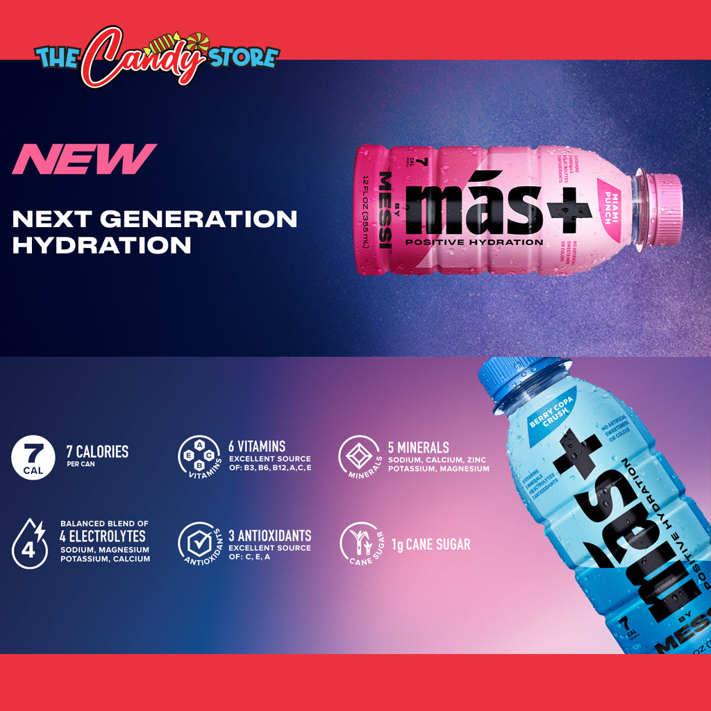 Más+ By Messi Miami Punch & Berry Copa Crush Sports Drink