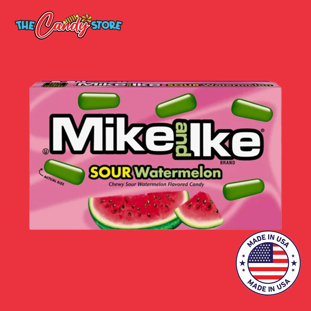 Mike and Ike Sour Watermelon Chewy Candy