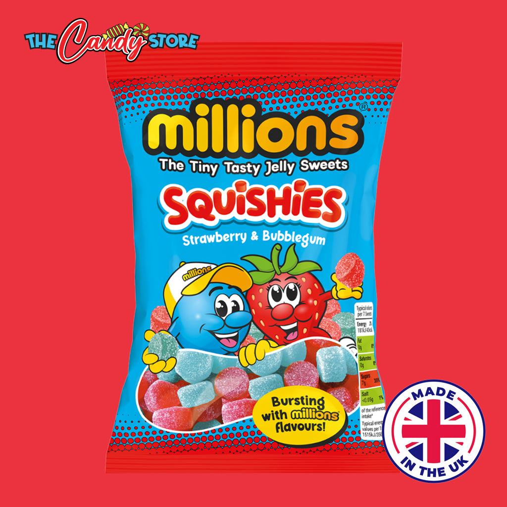Millions Strawberry and Bubblegum Squishies Jelly