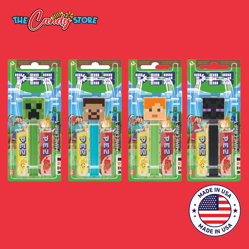 Pez Minecraft Candy Dispenser