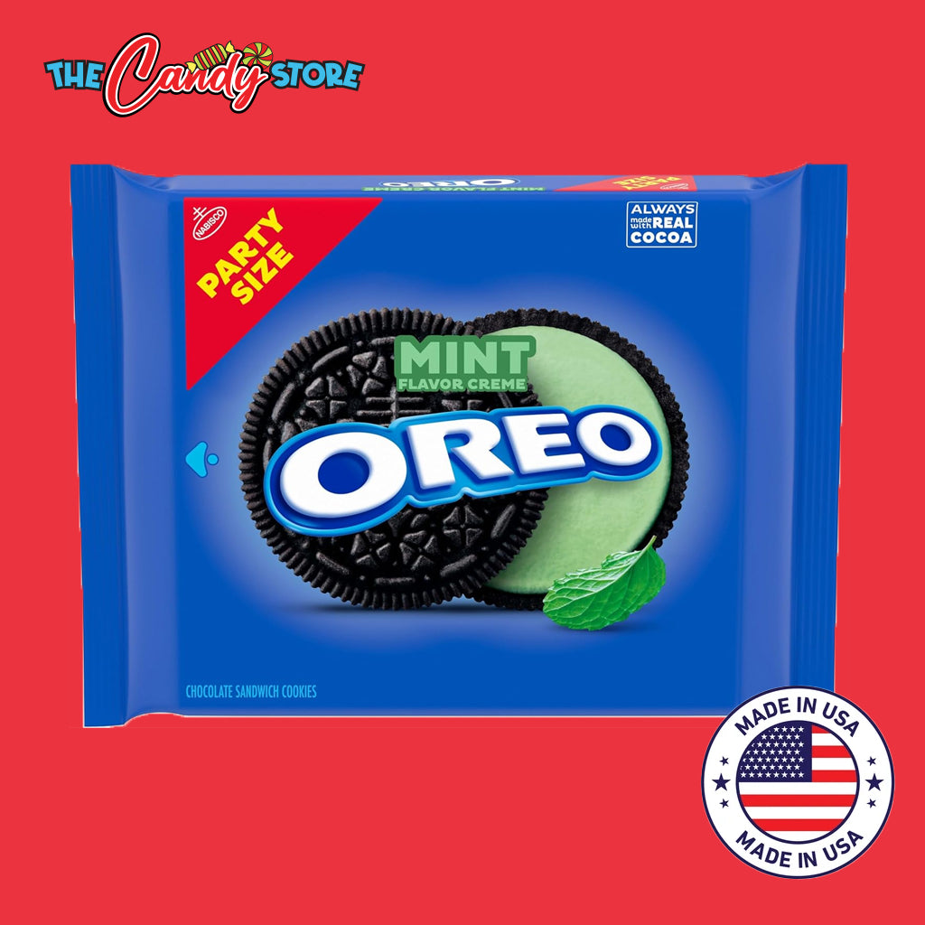 Oreo Mint Creme Chocolate Sandwich Cookies