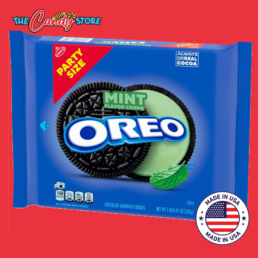 Oreo Mint Creme Chocolate Sandwich Cookies