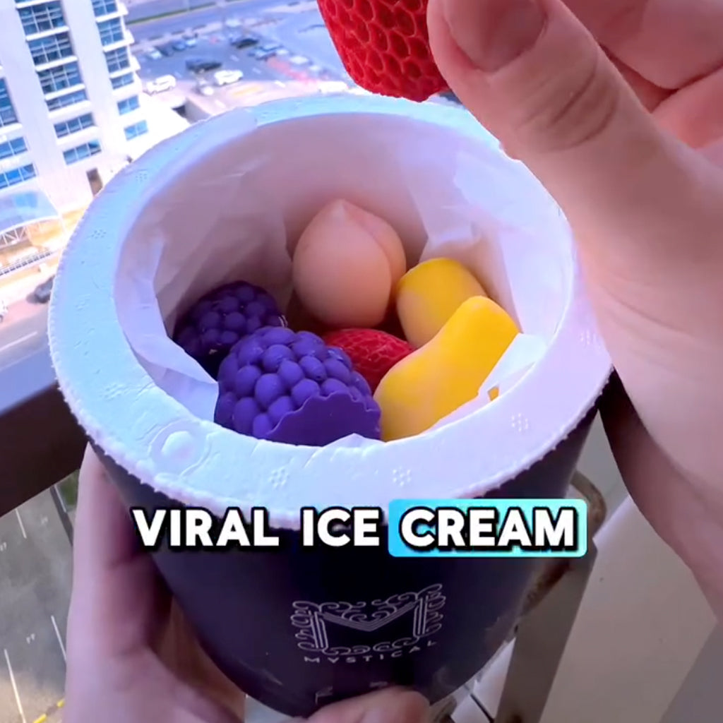 Mystical Handcrafted Mixed Real Fruit POPS Ice Cream
