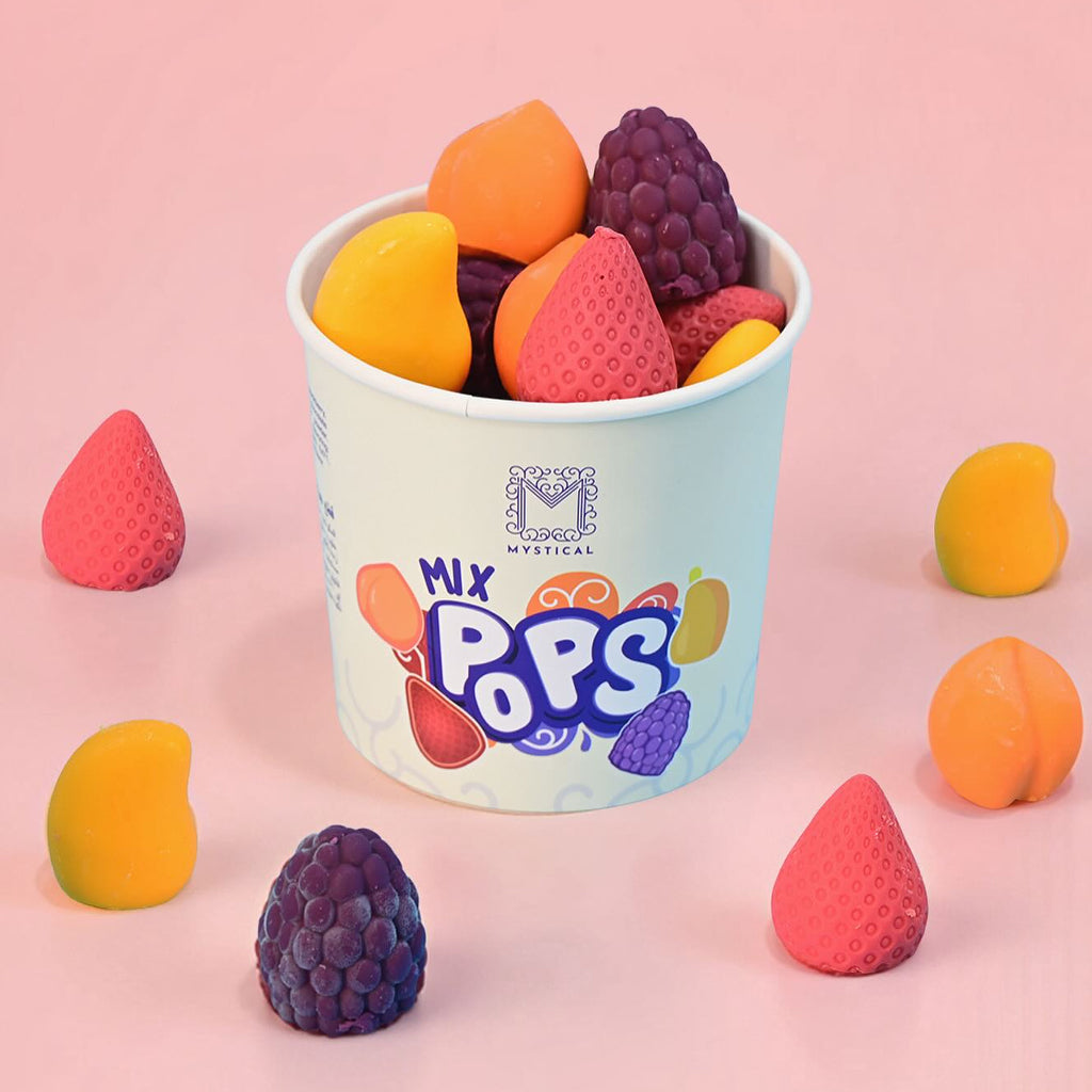 Mystical Handcrafted Mixed Real Fruit POPS Ice Cream