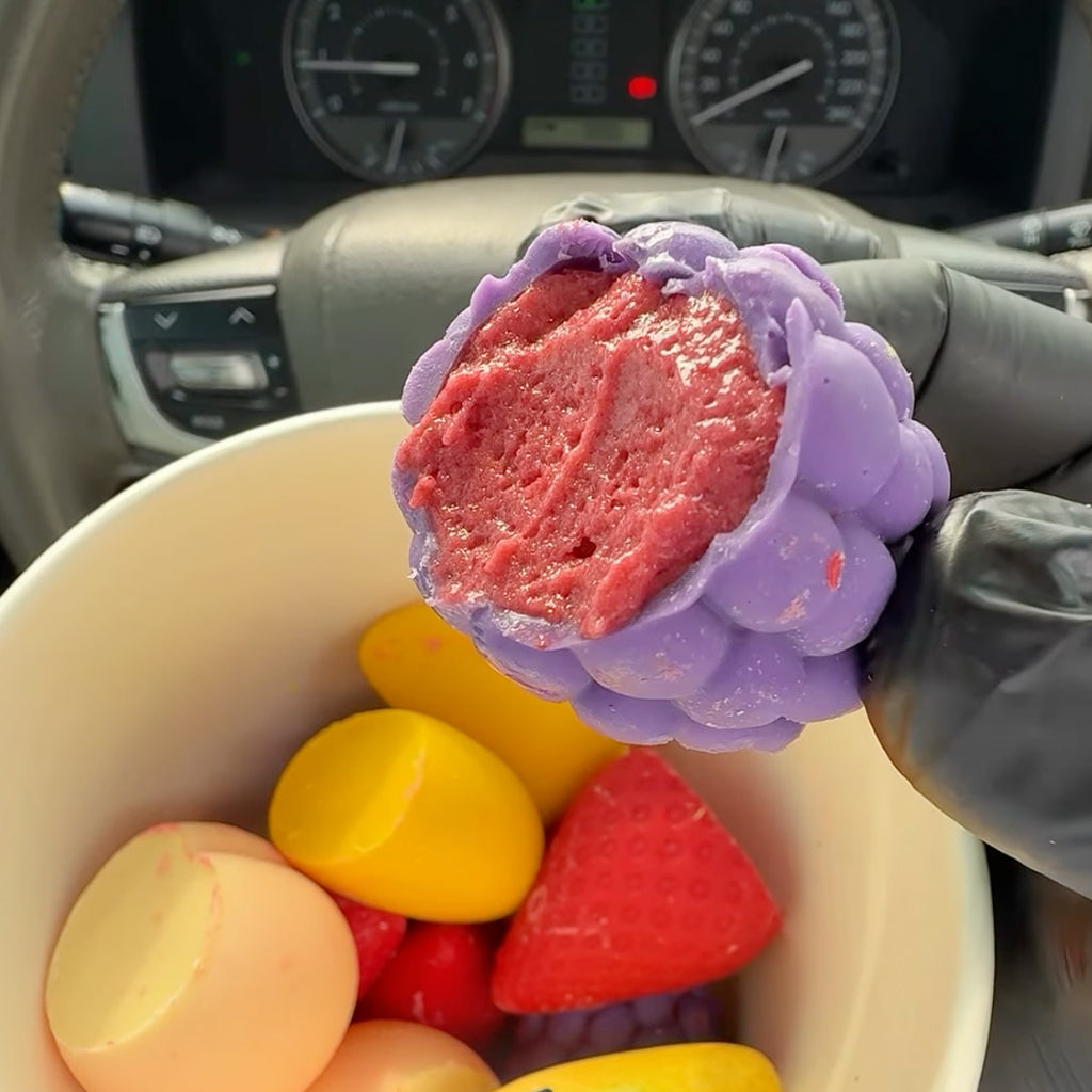 Mystical Handcrafted Mixed Real Fruit POPS Ice Cream