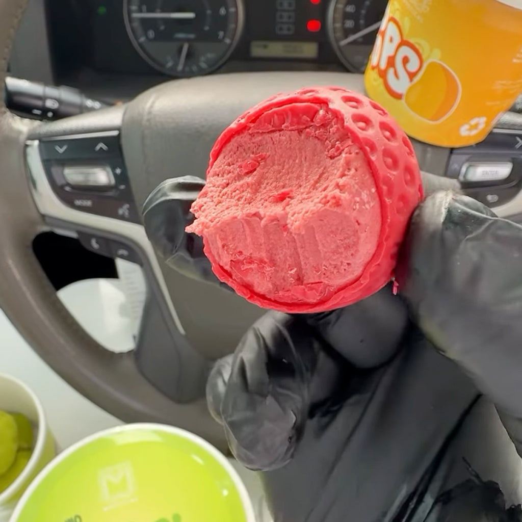 Mystical Handcrafted Real Strawberry POPS Ice Cream