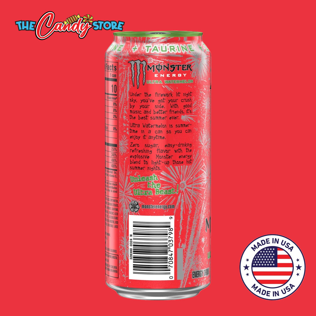 Monster Energy Ultra Watermelon Energy Drink