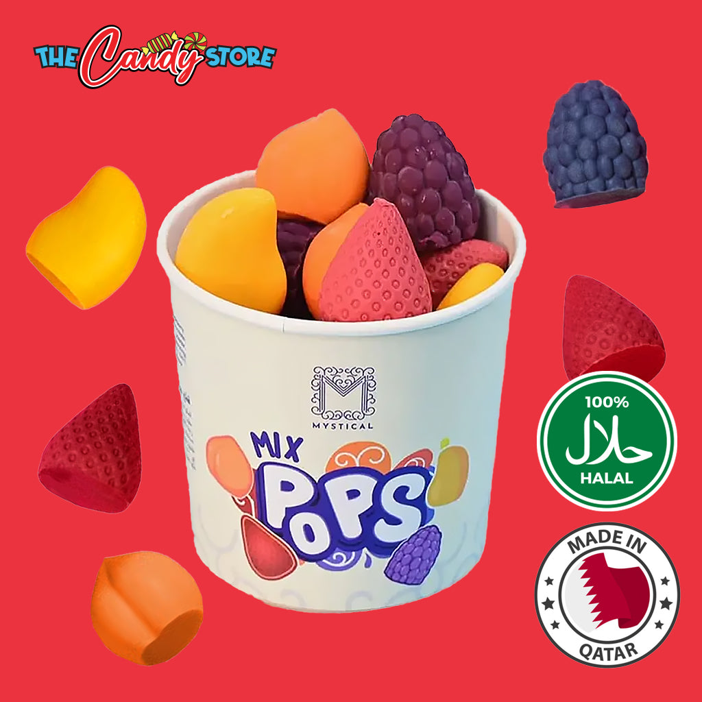 Mystical Handcrafted Mixed Real Fruit POPS Ice Cream
