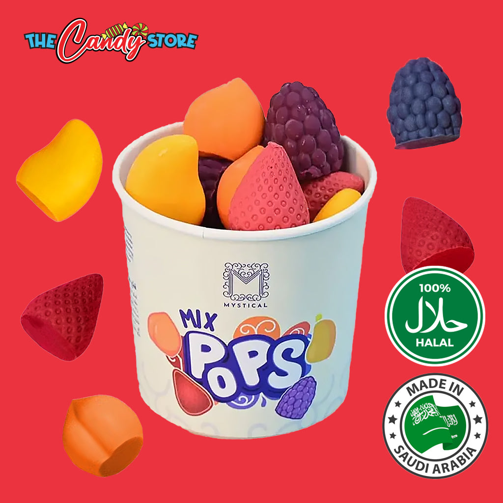 Mystical Handcrafted Mixed Real Fruit POPS Ice Cream