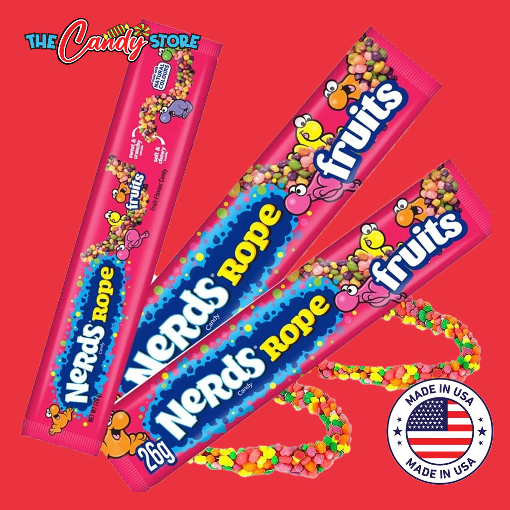 Nerds Fruits Clusters Rope Soft Candy