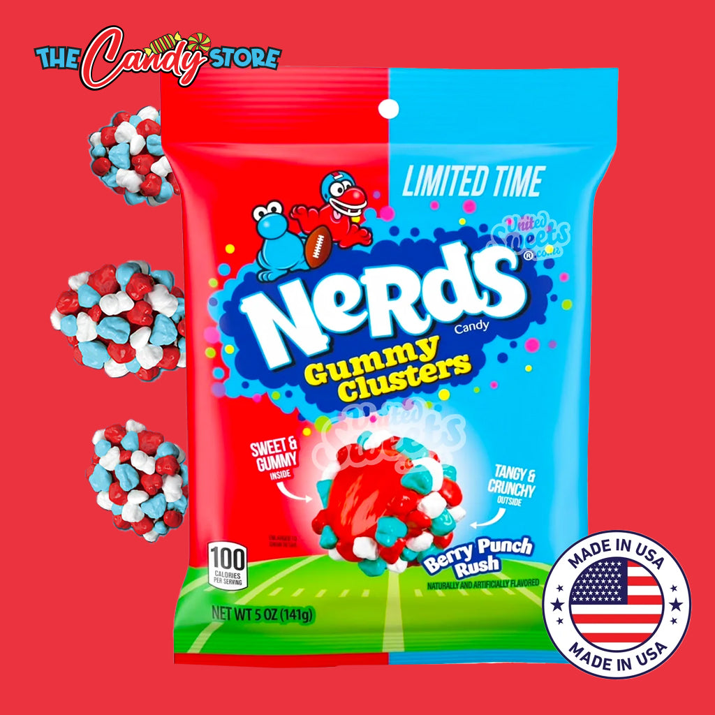 Nerds Berry Punch Rush Gummy Clusters Candy