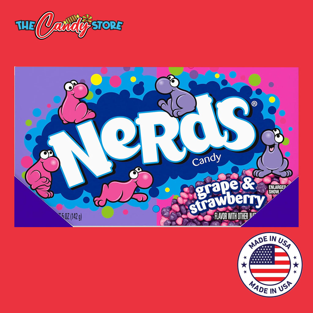 Nerds Grape & Strawberry Theatre Candy Box