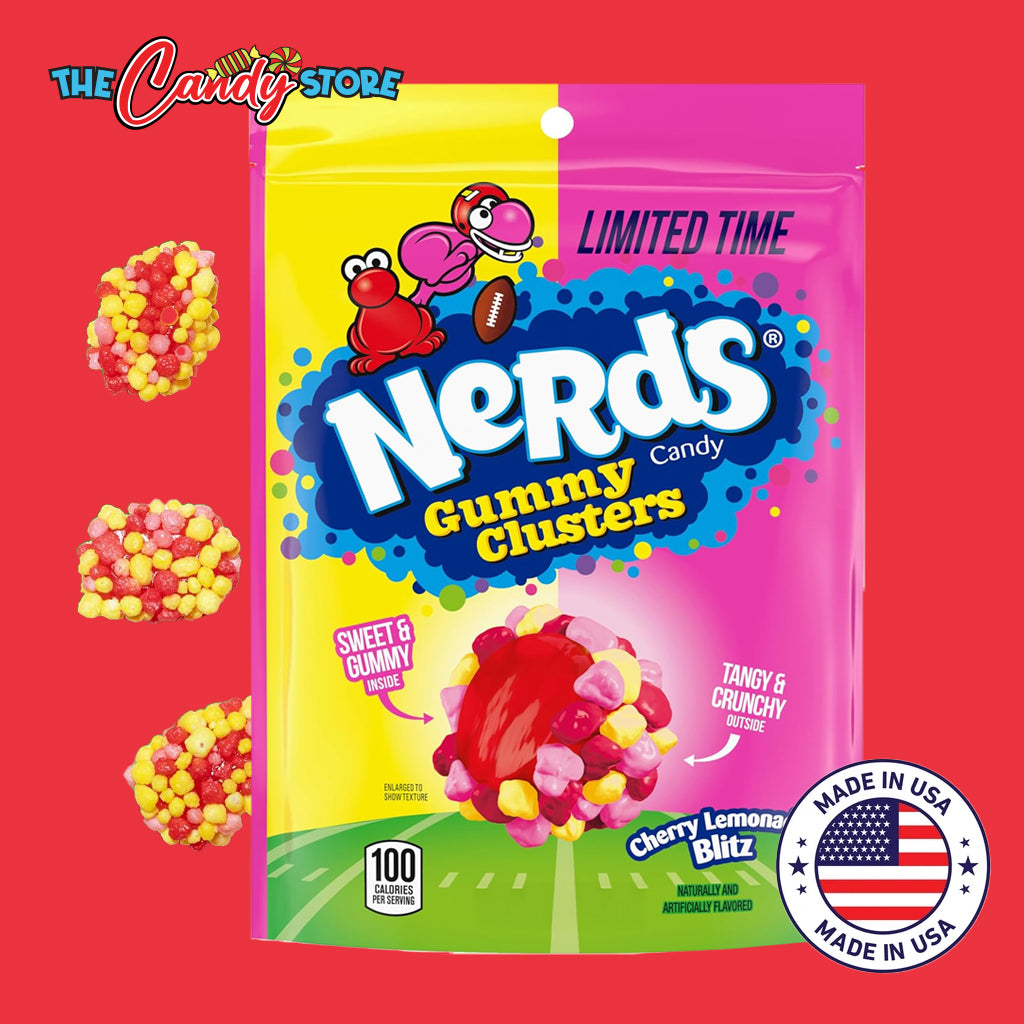 Nerds Cherry Lemonade Blitz Gummy Clusters Candy