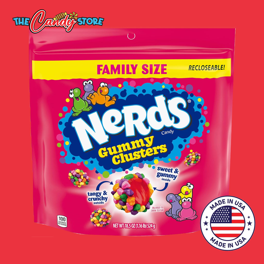 Nerds Fruits Rainbow Gummy Clusters Candy