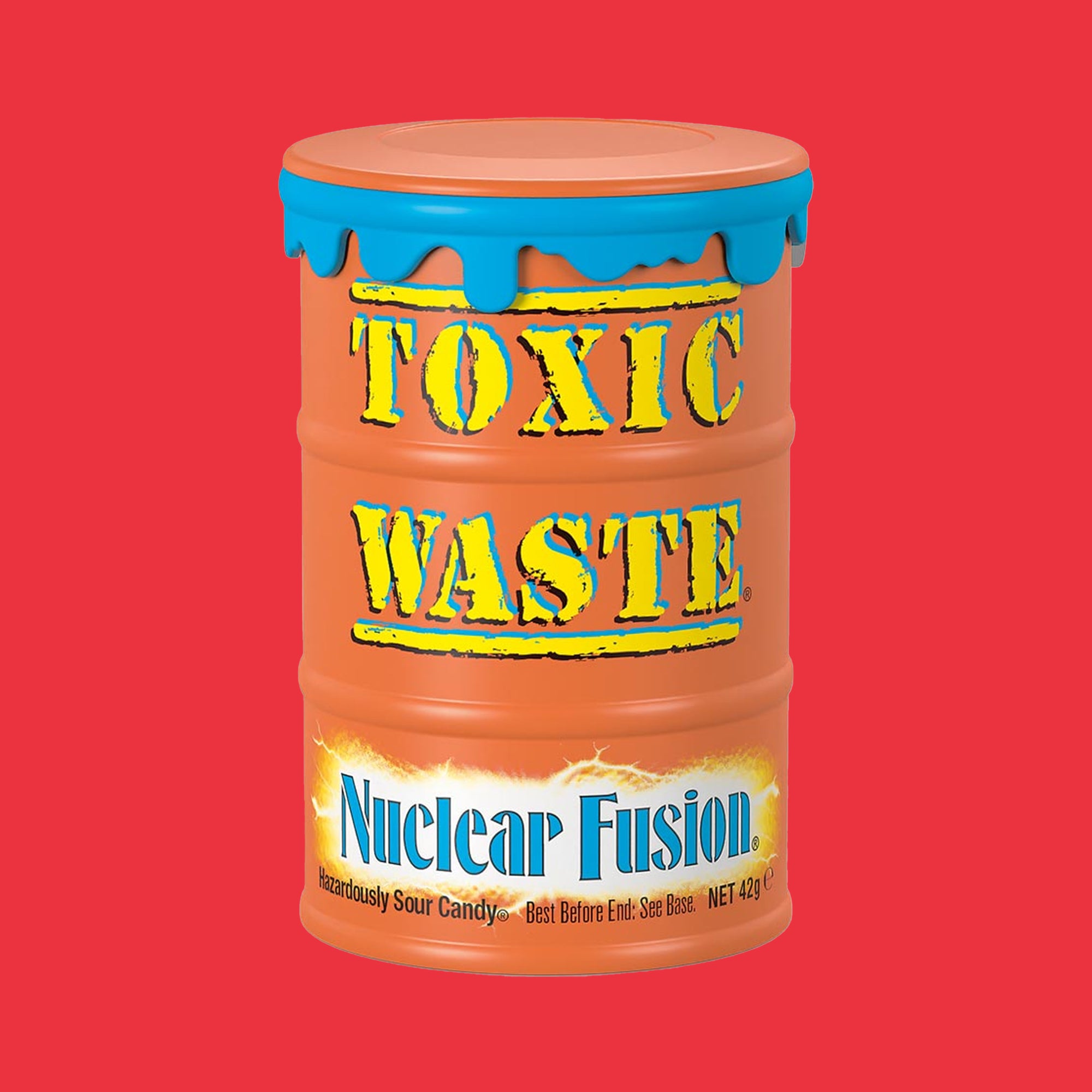 Toxic Waste Orange Drum Nuclear Fusion Hazardously Candy 42g