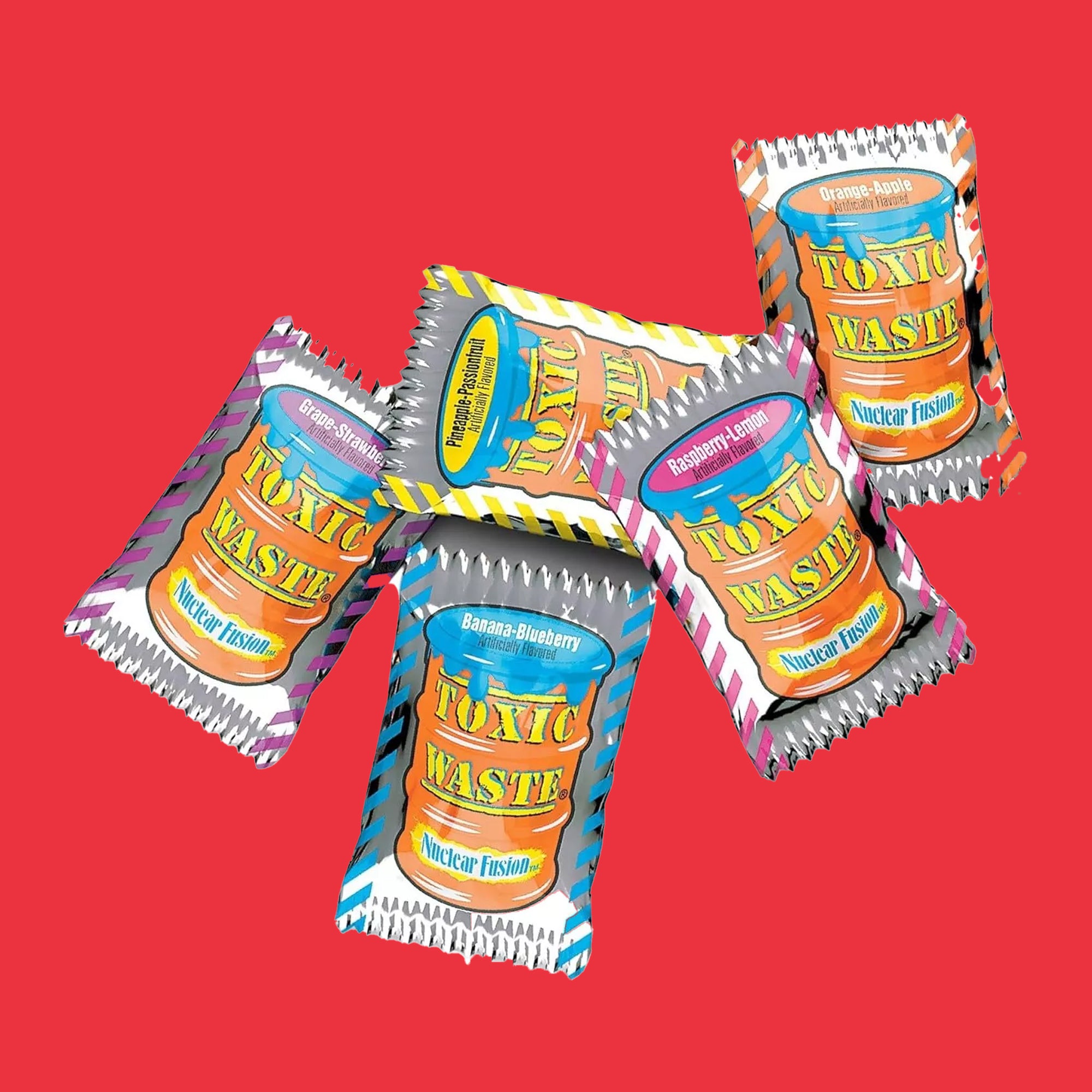 Toxic Waste Nuclear Fusion Hazardously Sour Candy Bag 57g