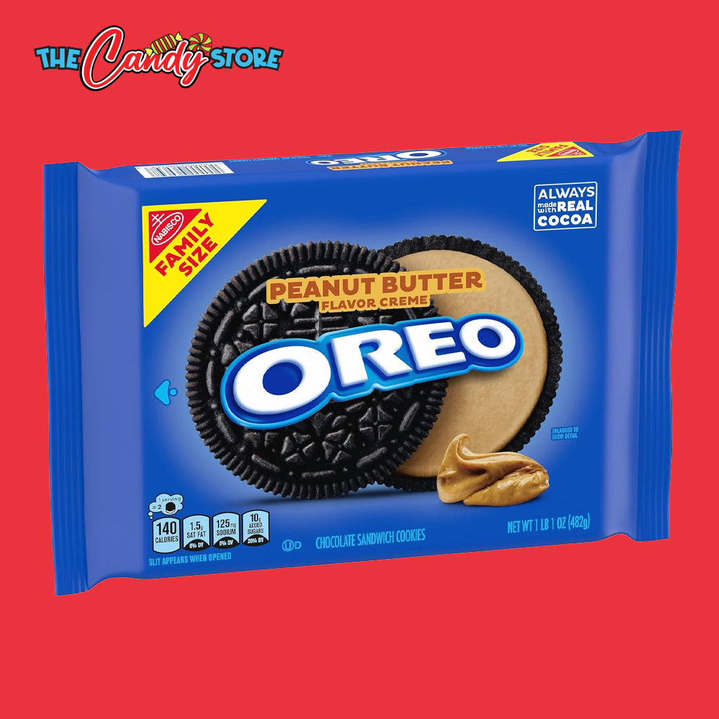OREO Peanut Butter Creme Chocolate Sandwich Cookies