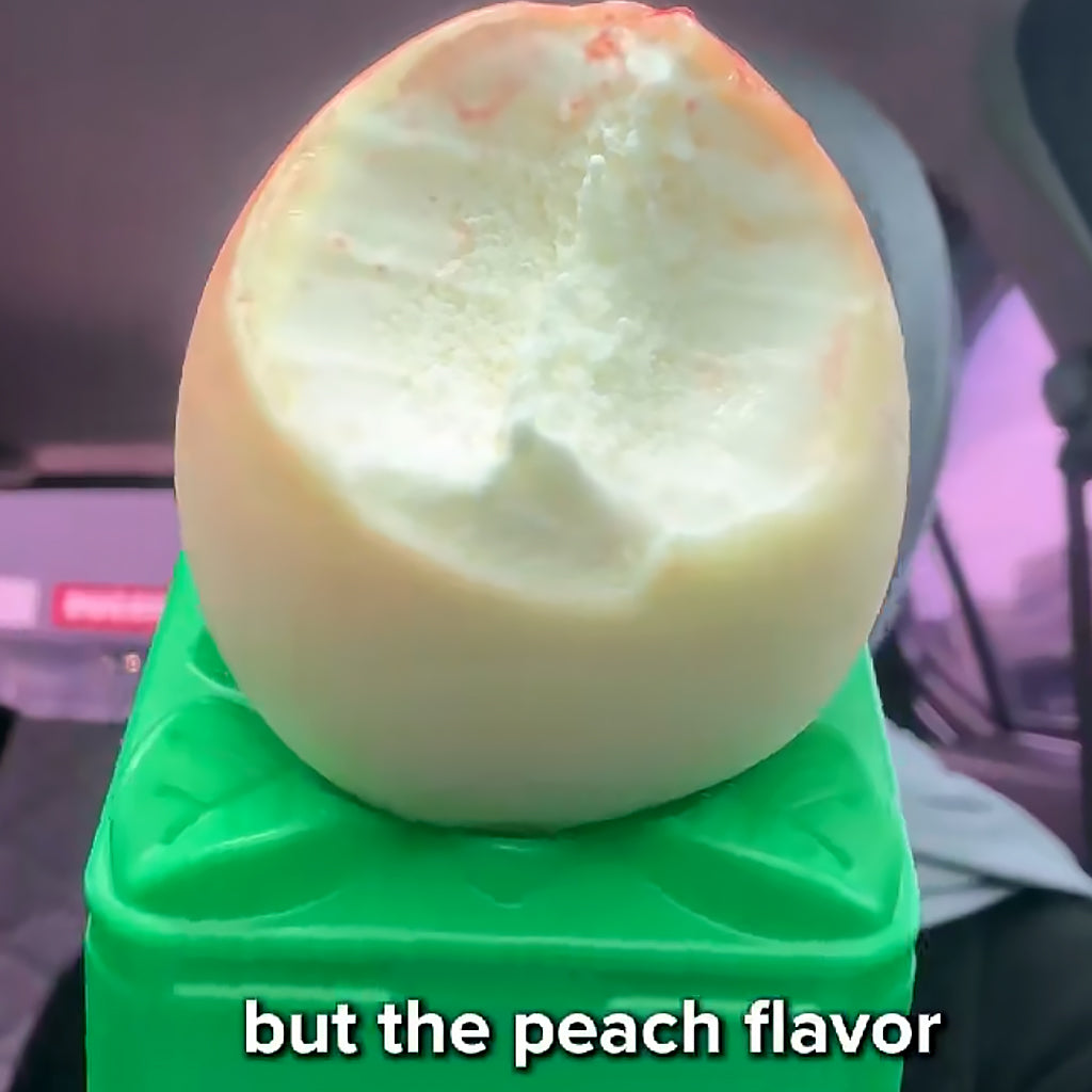 3D Peach Ice Cream