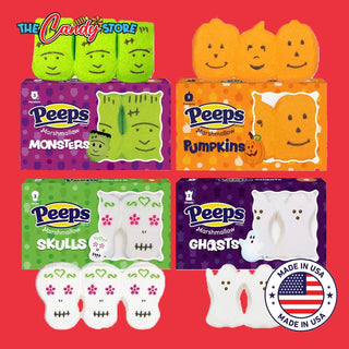 PEEPS Halloween Assorted Marshmallow Candy, 42g