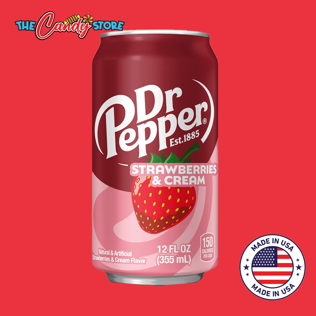 Dr Pepper Strawberries and Cream Soda