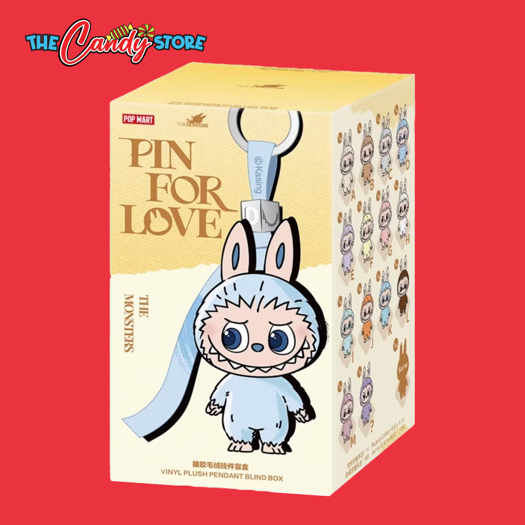 THE MONSTERS - Pin For Love Series (A-M) Vinyl Plush Pendant Blind Box