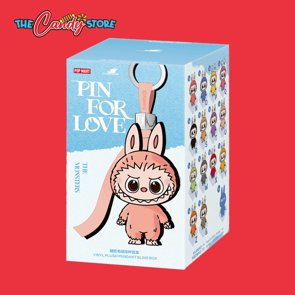 THE MONSTERS - Pin For Love Series (N-Z) Vinyl Plush Pendant Blind Box
