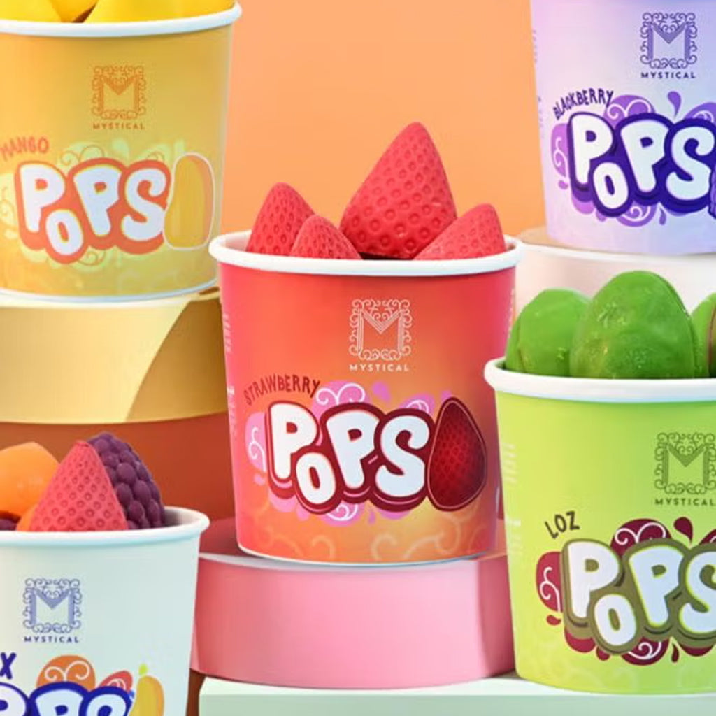 Mystical Handcrafted Real Strawberry POPS Ice Cream