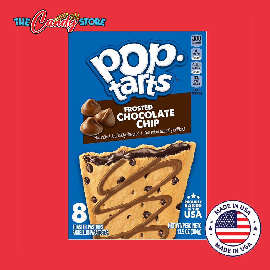 Pop Tarts Frosted Choco Chip Toaster Pastries Box