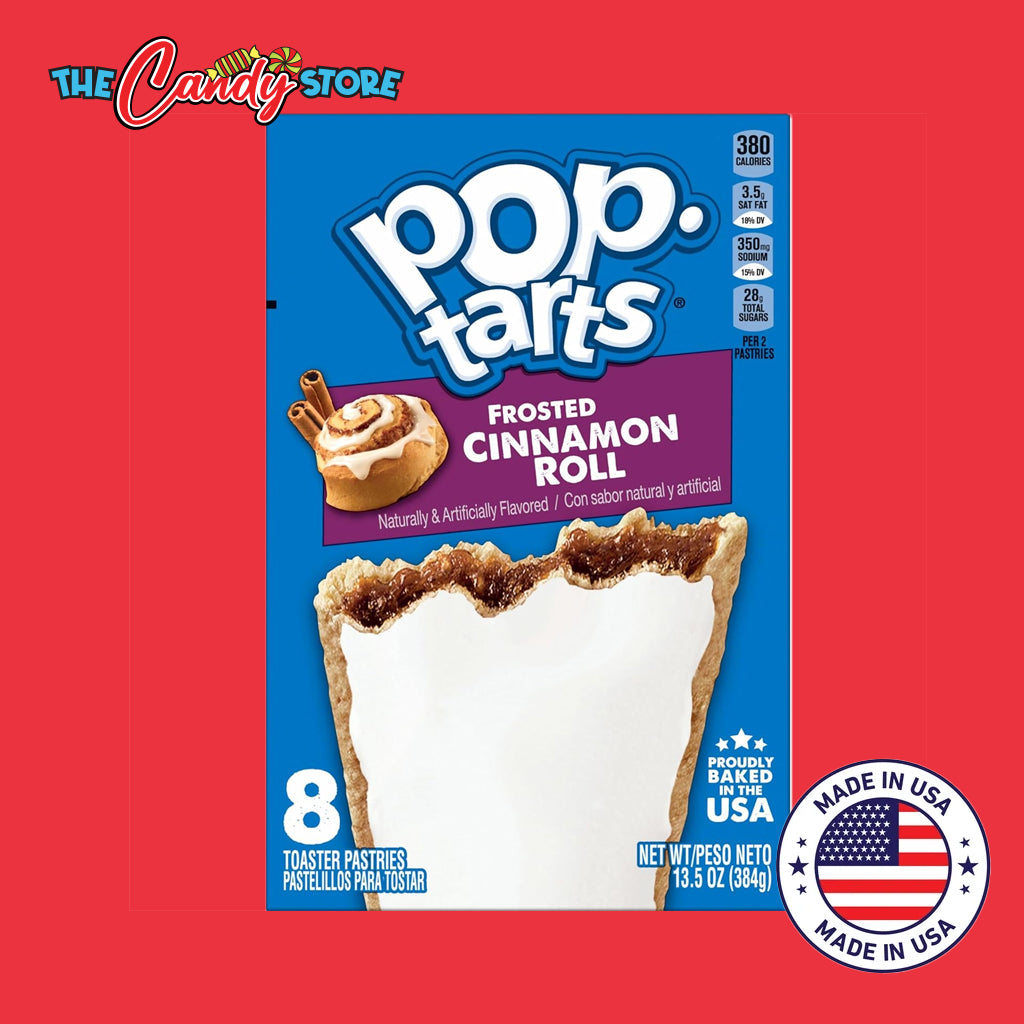 Pop Tarts Frosted Cinnamon Roll Toaster Pastries Box