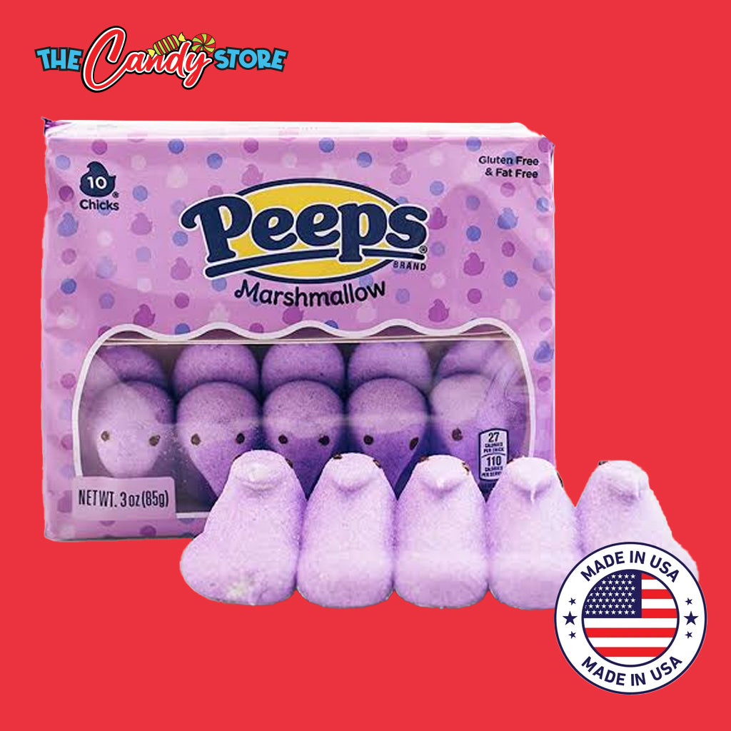 PEEPS Purple Chicks Marshmallow Candy