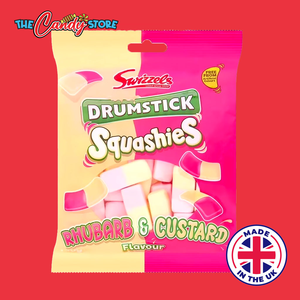 Swizzels Squashies Rhubarb & Custard Gummy Sweet