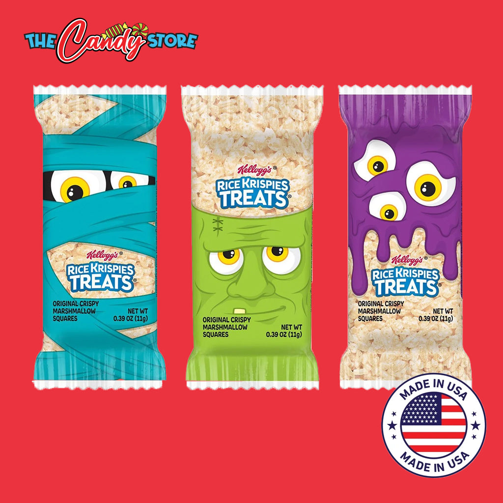 Kellogg's Rice Krispies Treats Halloween Edition Mini Crispy Marshmallow Squares