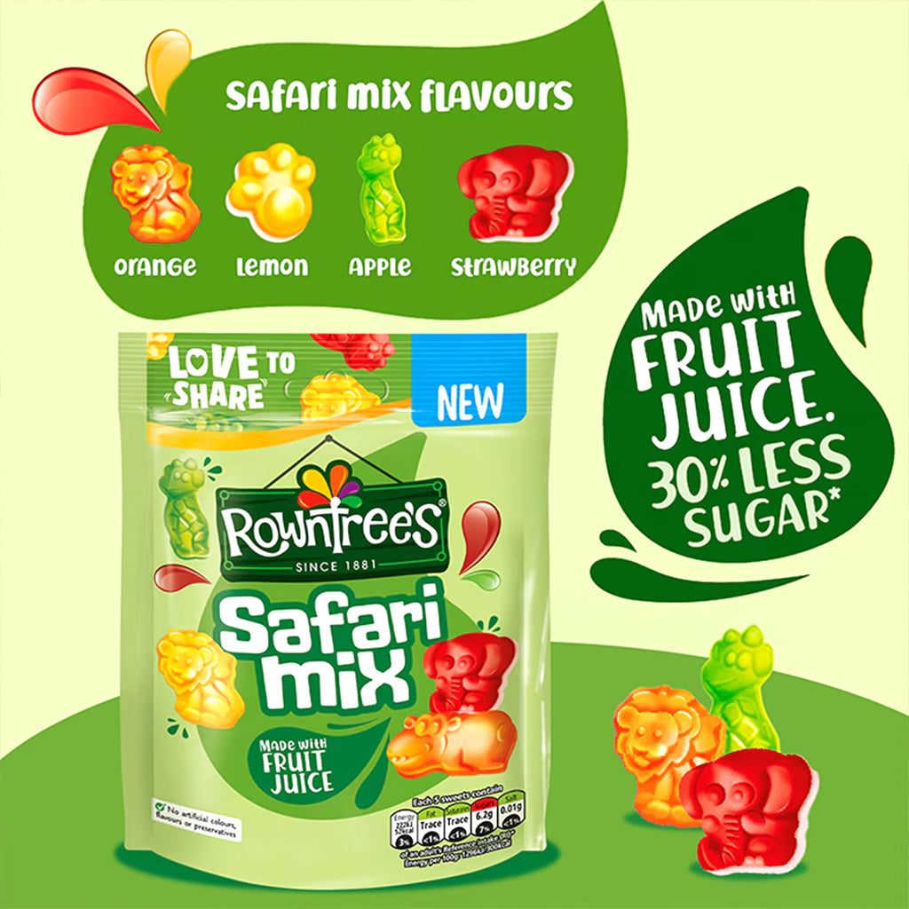 Rowntree's Safari Mix Fruity Chewy Candy