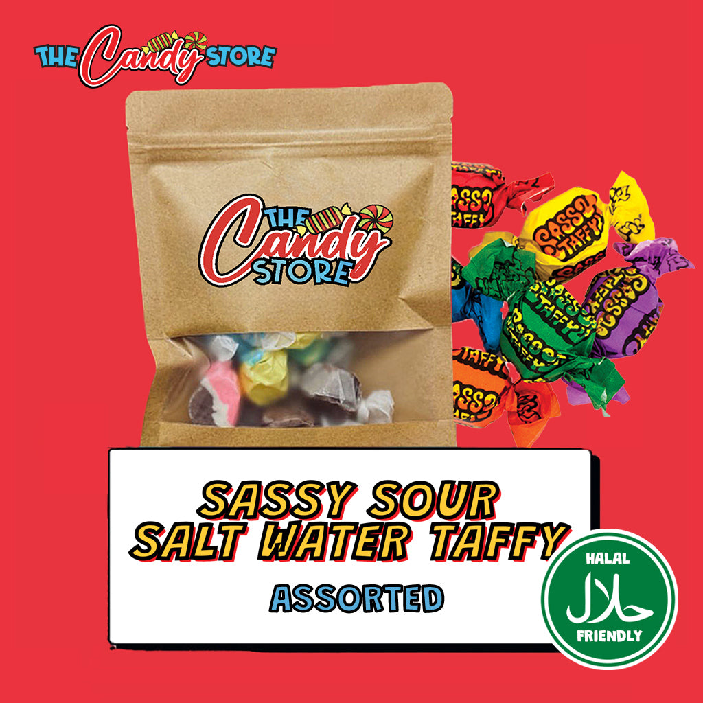 Sassy SOUR Assorted Salt Water Taffy Bag