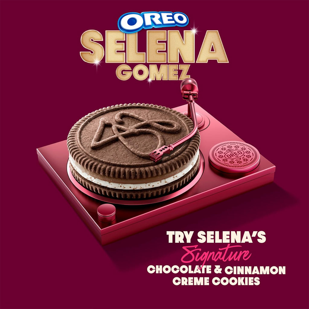 OREO Selena Gomez Chocolate & Cinnamon Creme Sandwich Cookies