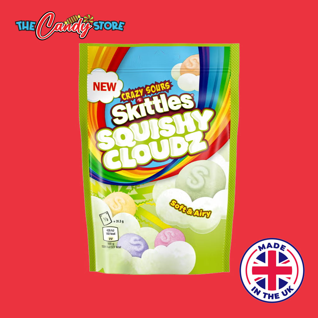 Skittles Crazy Sour Squishy Cloudz Sweet Bag