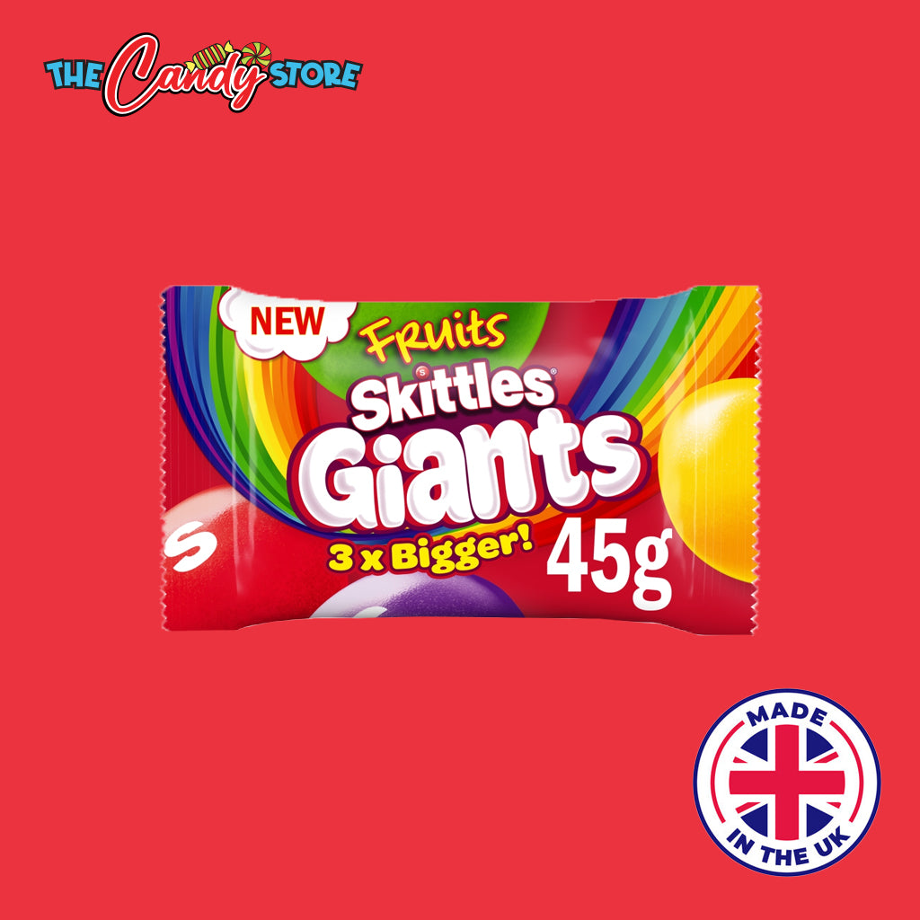 Skittles Giants x3 Bigger Fruits Flavoured Sweet Bag