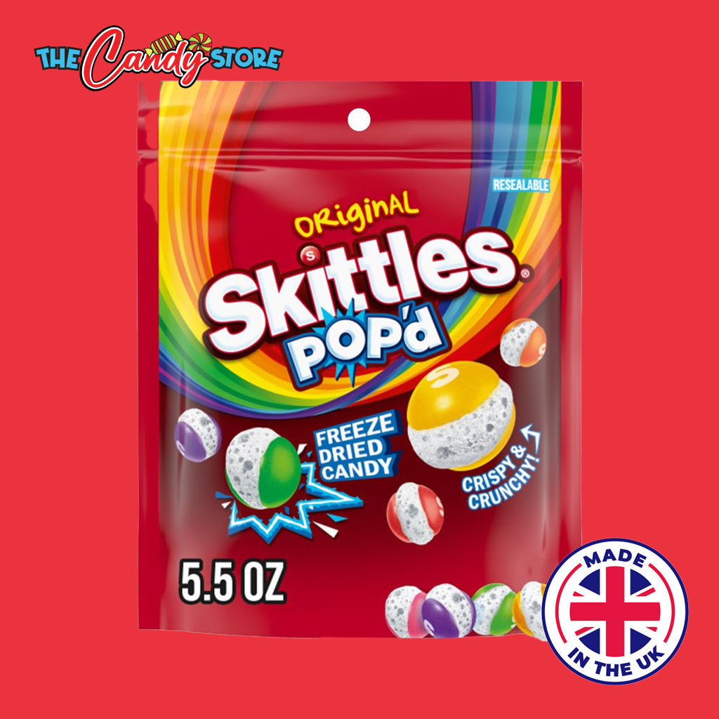 Skittles POP'd Originals Freeze Dried Candy