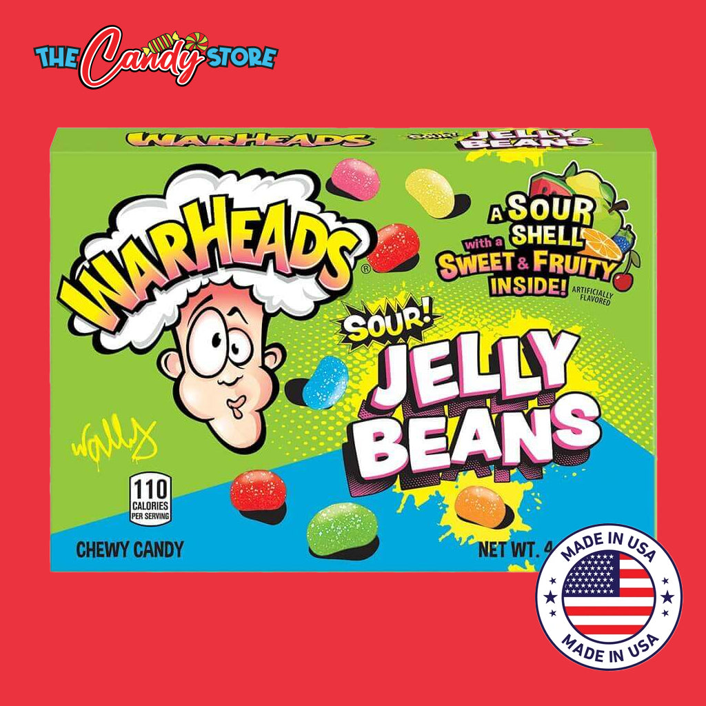 Warheads Sour Jelly Beans Theatre Box