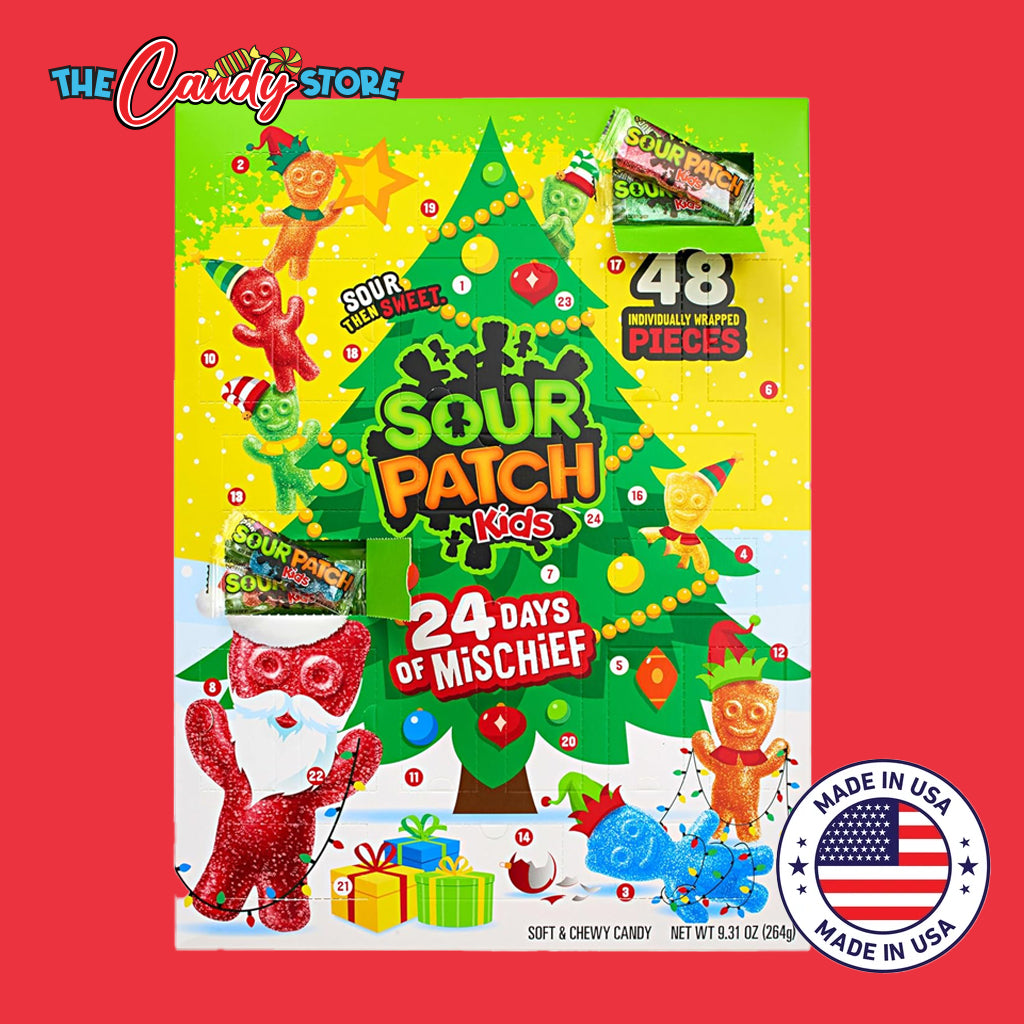 Sour Patch Big Kids Holiday Advent Calendar Soft & Chewy Candy