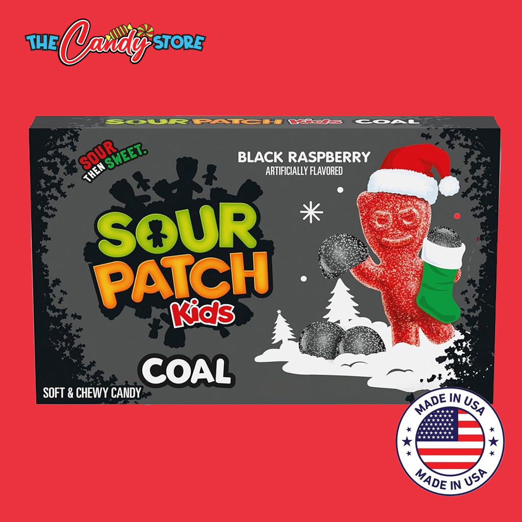 Sour Patch Kids Coal Black Raspberry Soft Chewy Candy